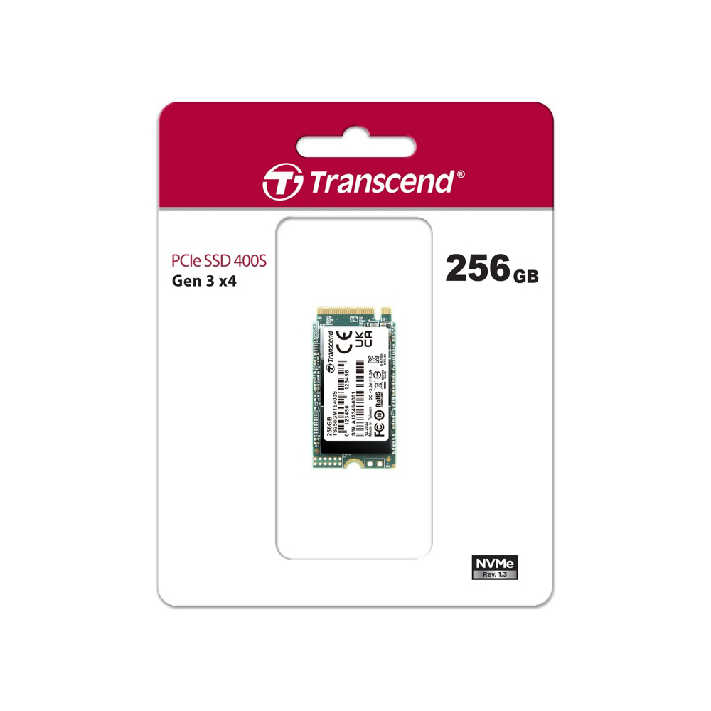 Transcend 256GB MTE400S NVMe PCIe Gen3 x4 SSD - TS256GMTE400S