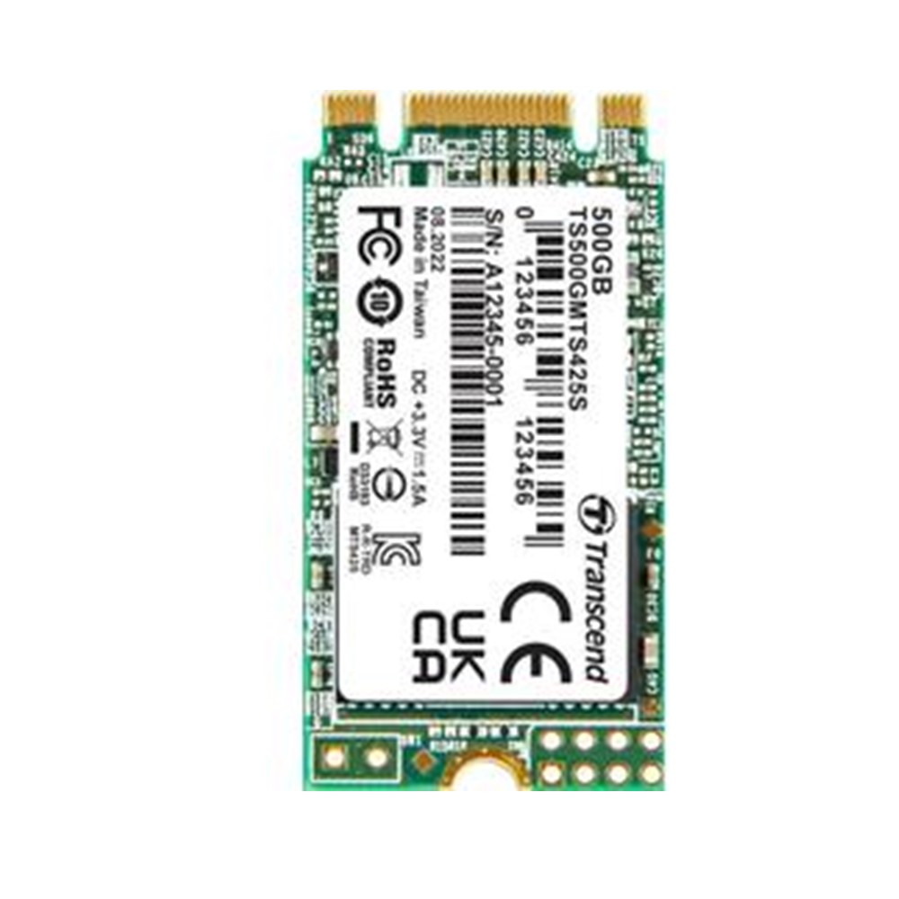 Transcend 500GB SATA III M.2 2242 425S 3D NAND SSD - TS500GMTS425S