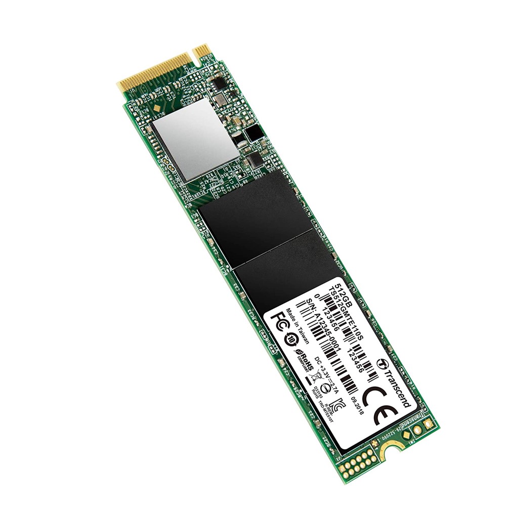 Transcend 512GB PCle 110S 3D NAND M.2 2280 SSD - TS512GMTE110S