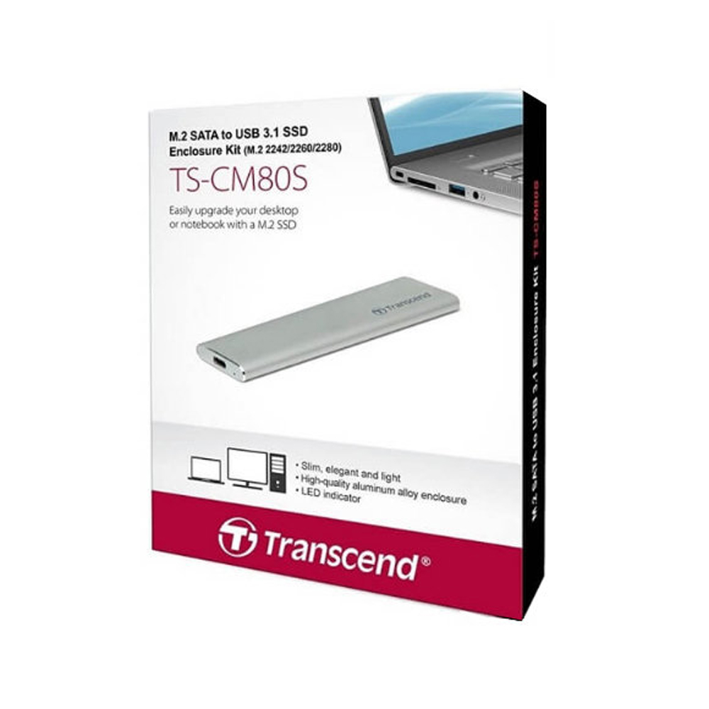 Transcend CM80 M.2 USB 3.1 Gen 2 SATA SSD - TS-CM80S
