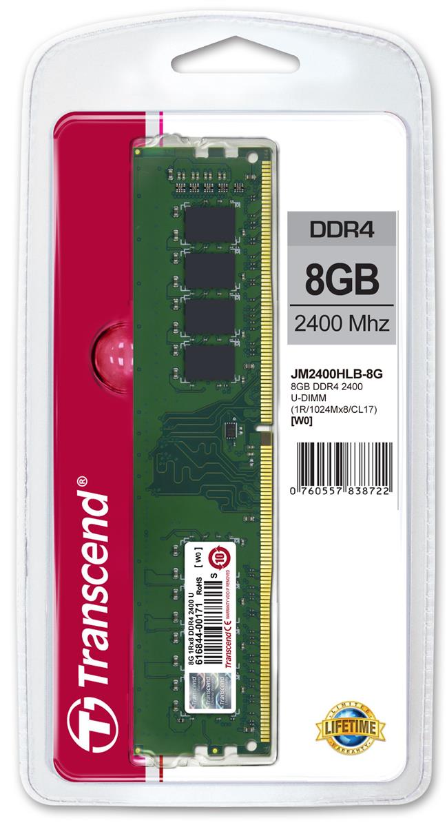 Transcend DDR4-2400/2666MHz U-DIMM ( (end 4/4/2019 10:15 PM)