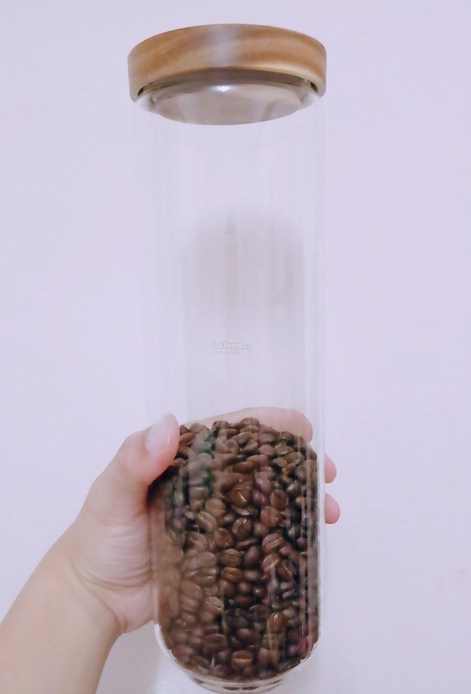 Transpa Gl Wood Lid Coffee Be End 7 13 2020 1 42 Am Transpa Gl Wood Lid Coffee Bean Storage Canister Container Jar
