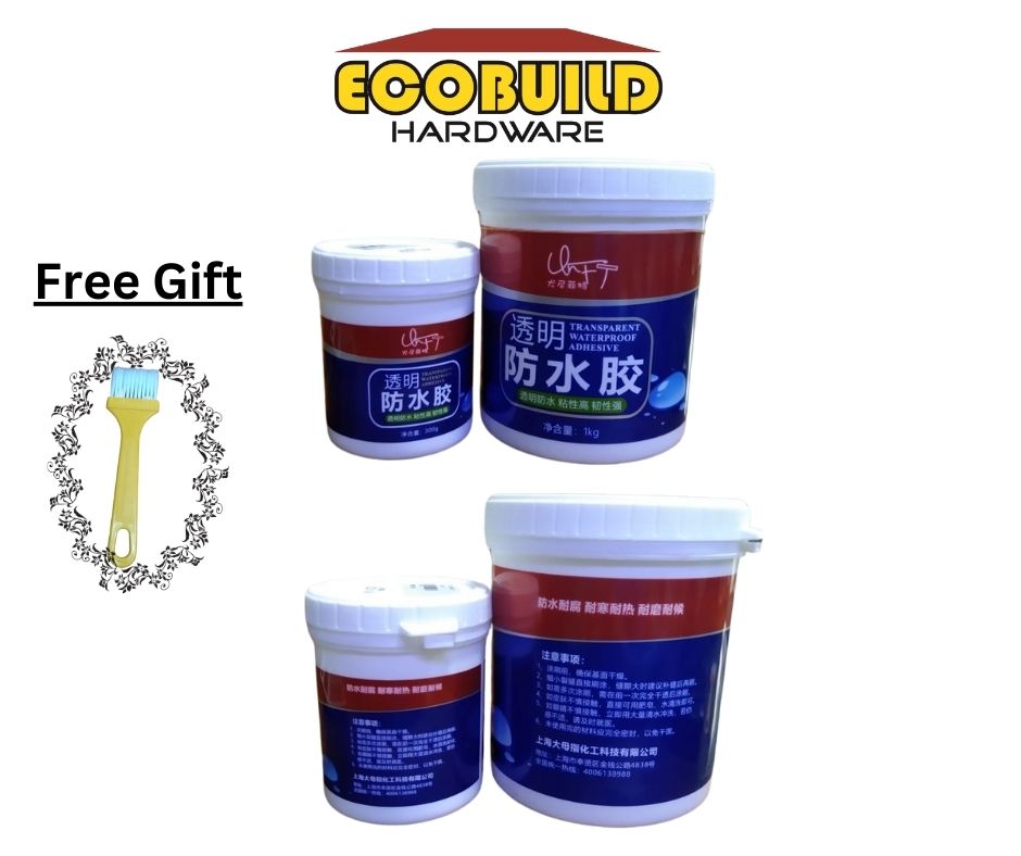 TRANSPARENT WATERPROOF GLUE - 300g/1kg