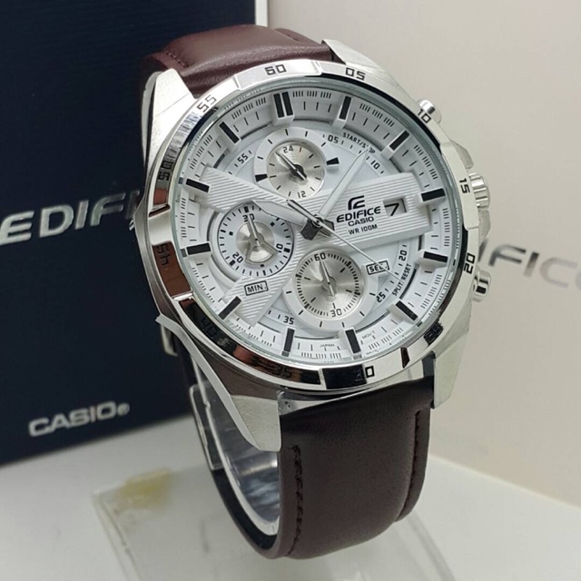 TRENDING WATCH ?? Casio Edifice Brown Leather Strap