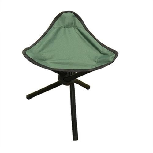 Triangle Folding Chair For Outdoor Camping Picnic Hiking Fishing Green