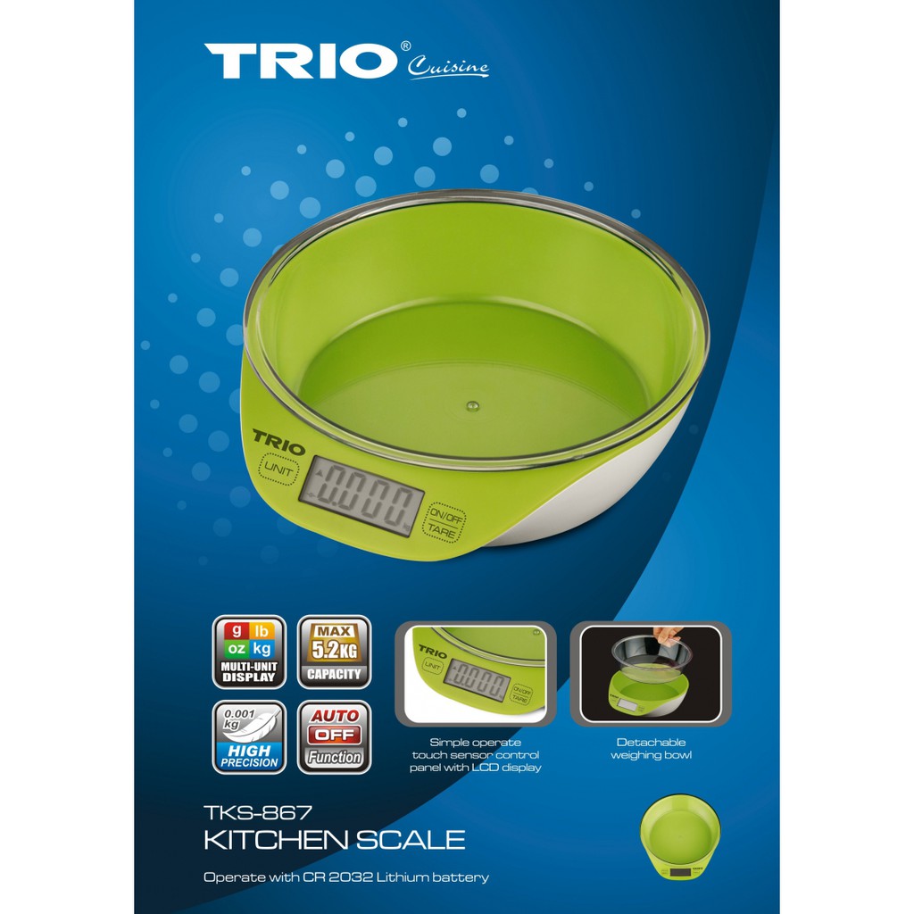 Trio Kitchen Scale TKS-867