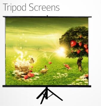 Tripod Projector Screen / Projection Screen ( Size Selected )