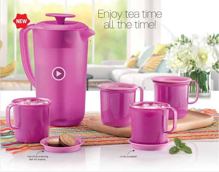 Tupperware Blossom Pitcher 2.1L With (end 9/8/2018 10:15 PM)