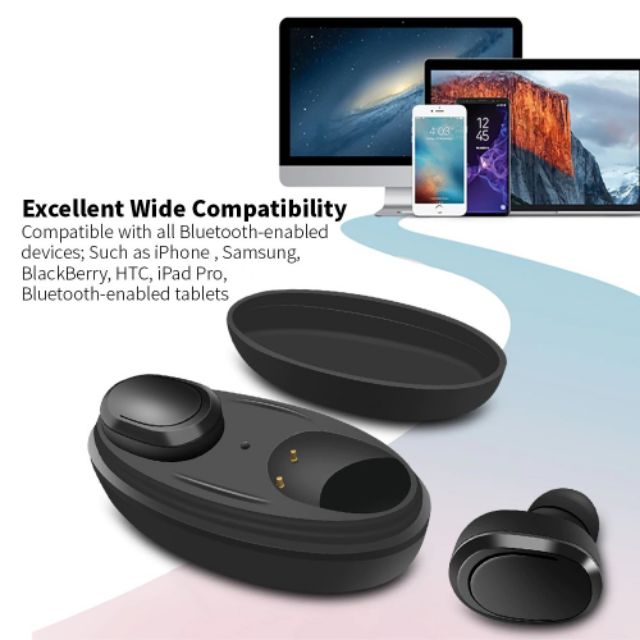 TWS BT 4.1 Bluetooth Earphone Mini V4.1 Earbuds Headset With Charging Box