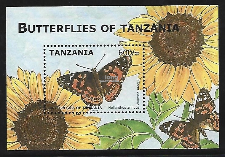 TZN-20090630M-A	TANZANIA 2009 BUTTERFLIES OF TANZANIA