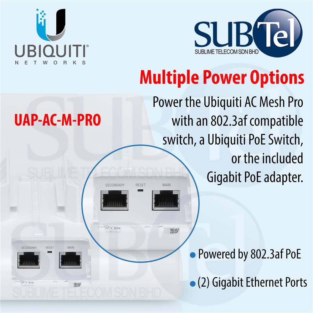 UAP-AC-M-PRO Ubiquiti Access Point AP AC Mesh PRO SOCIAL WiFi Hotspot