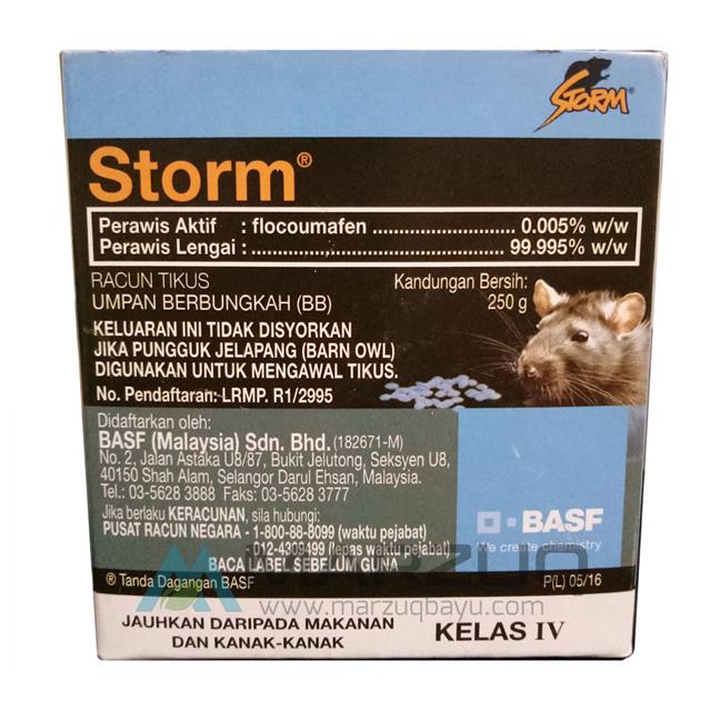 Ubat Racun Tikus Storm 250G (end 3/6/2018 11:15 AM)