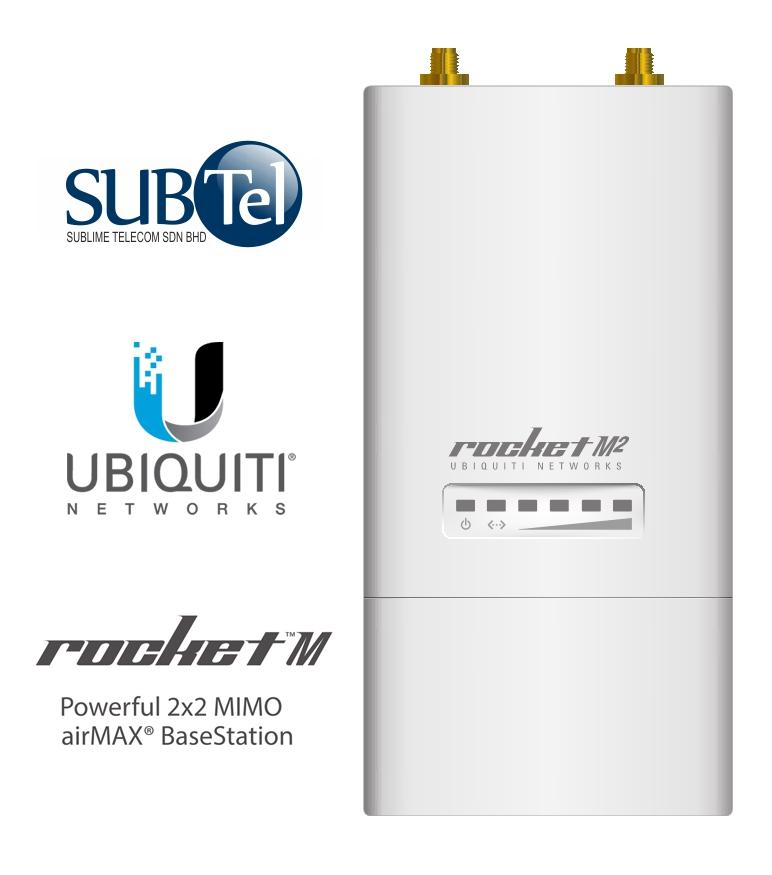 Ubiquiti Rocket M2 Outdoor 2.4GHz WiF (end 2/5/2019 7:54 PM)