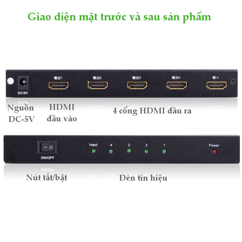 UGREEN 1X4 HDMI AMPLIFIER SPLITTER - UG-40202-40202