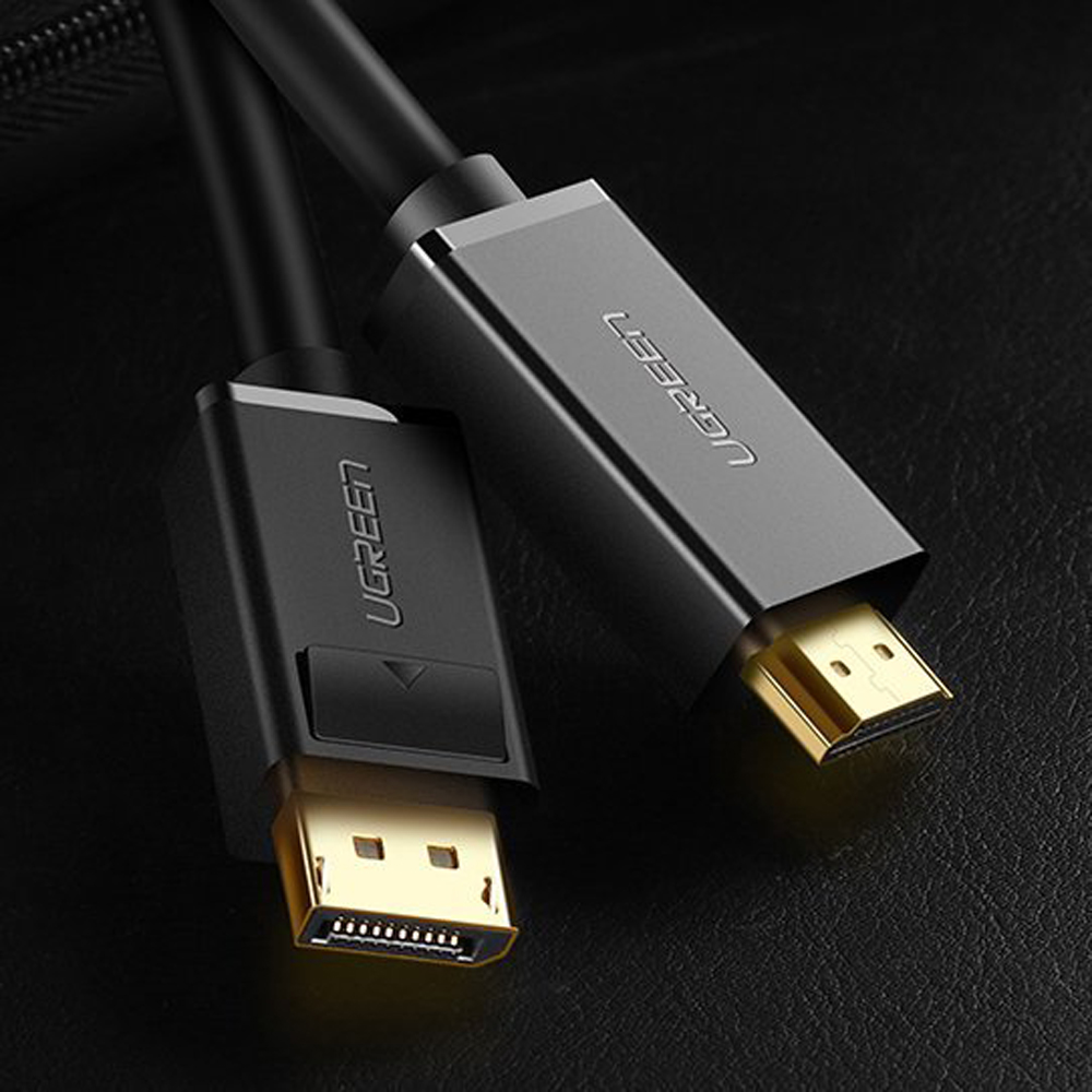 Ugreen (DP101) 10239 DP(Male) to HDMI (Male) Cable (1.5m)