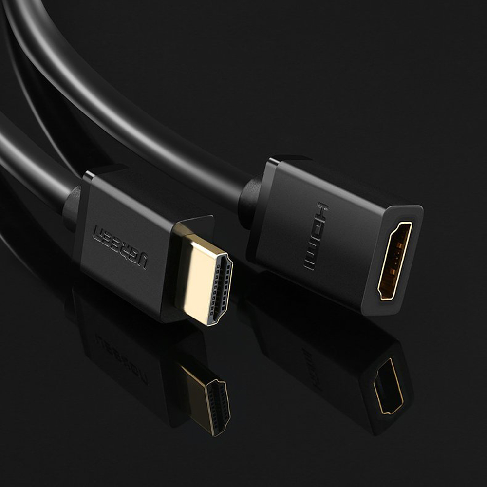 Ugreen (HD107) 10141 4K 3D HDMI Male to Female Extension Cable (1M)