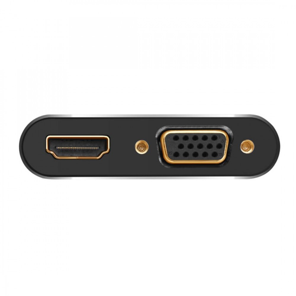 UGREEN MINI DP TO HDMI + VGA CONVERTER (BLACK) - UG-MD115-20422