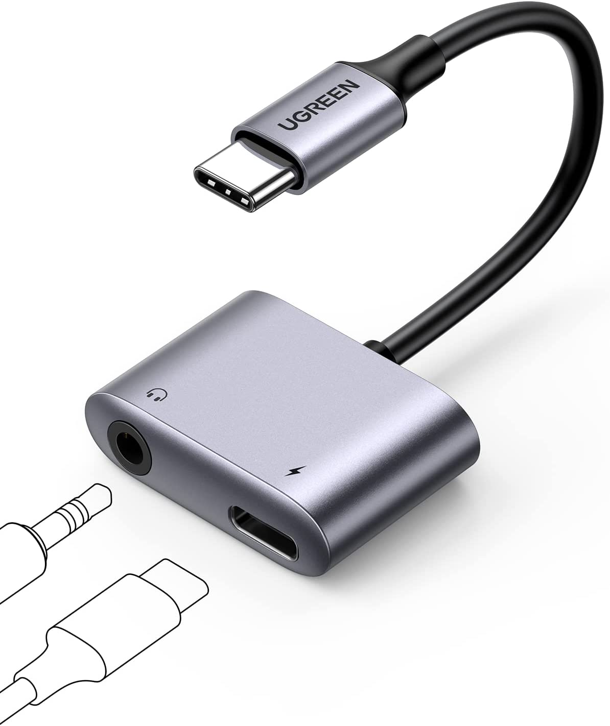 UGREEN USB-C TO 3.5MM AUDIO ADAPTER WITH PD UG-CM231-60164