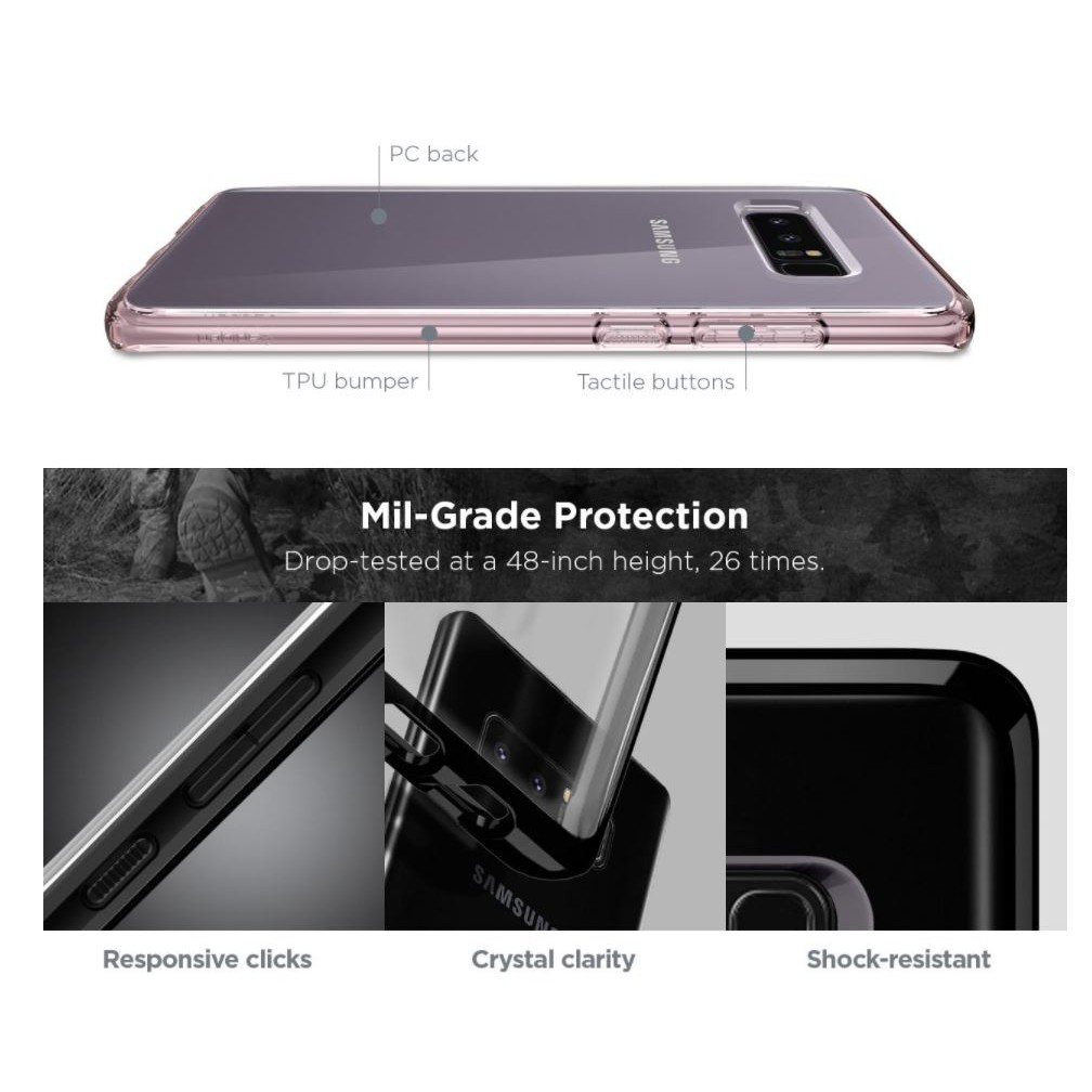 Ultra Hybrid Samsung Galaxy Note 8 Case Cover Casing