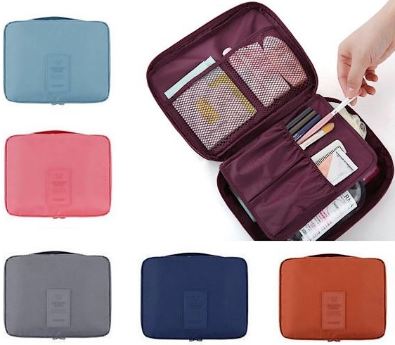 Ultralight Waterproof Makeup Toiletry Cosmetic Travel Organizer Bag