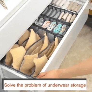 Underwear Storage Organizer for Separated Socks Bra Storage Boxs Dormitory Clo