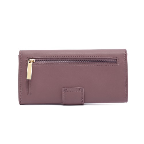 UNISA Ladies Faux Leather Bi-Fold Long Wallet