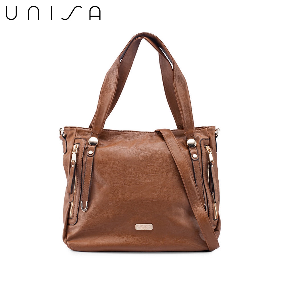 UNISA Vintage Fashion Convertible Tote Bag
