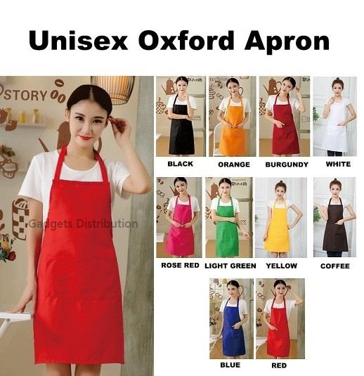Unisex Multipurpose Colorful Oxford Apron with 2 Front Pockets 2424.1