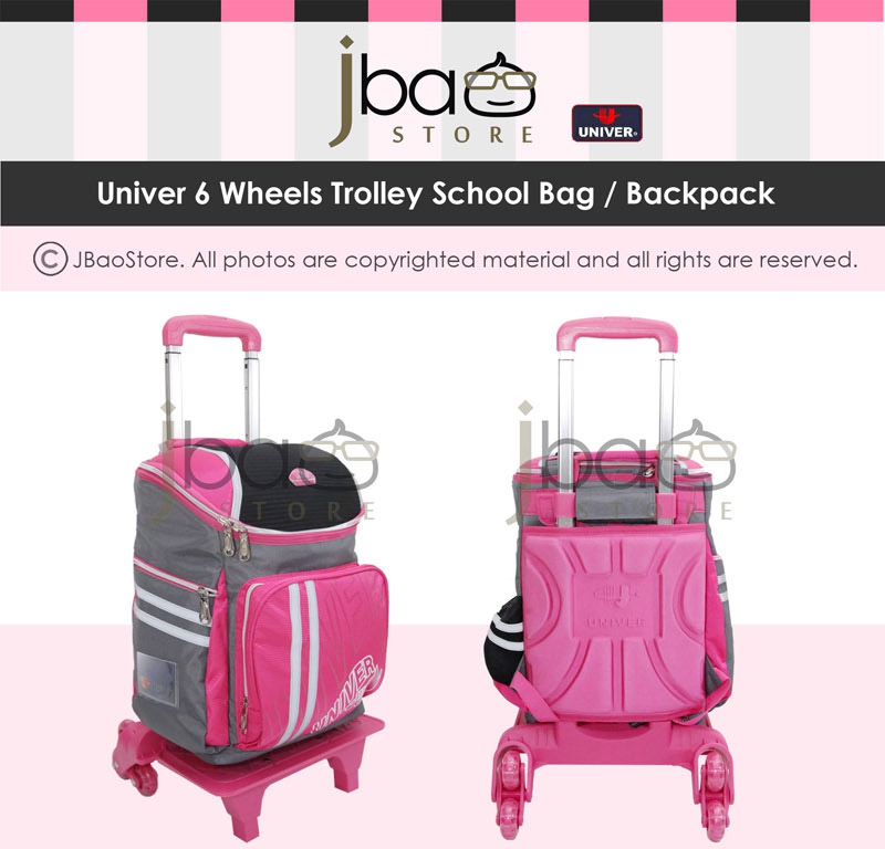 lightweight trolley school bag