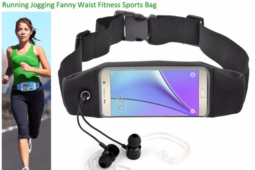 Universal for 5.5 inch Sport Waist Belt Pouch Bag Clear Touch Scree