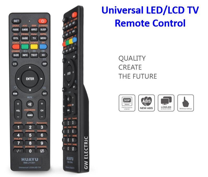 universal control codes for roc tv