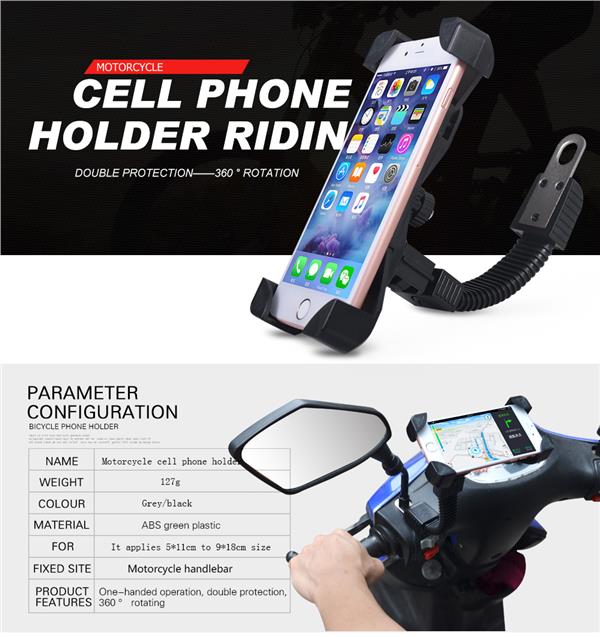 motorbike mobile phone holder