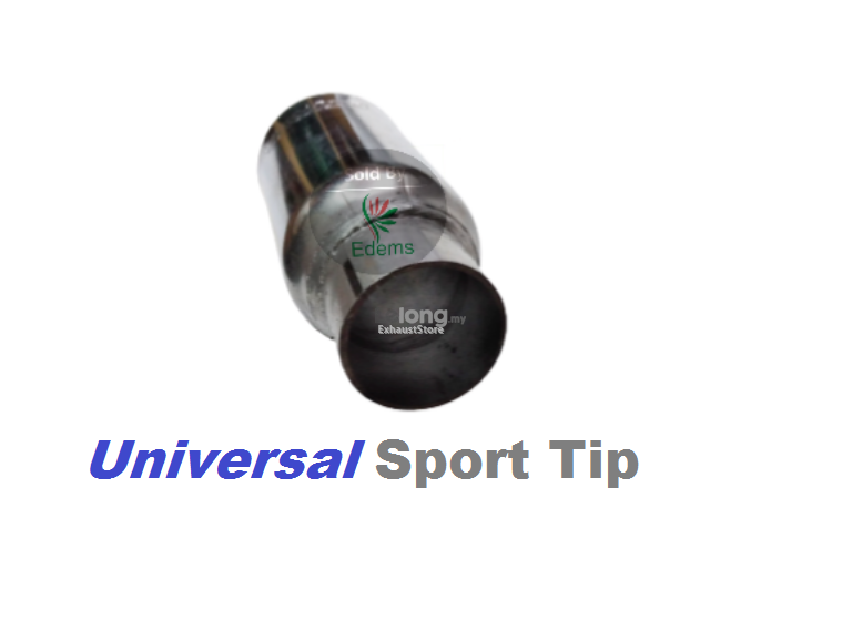 Universal New Stainless Steel Car Rear Round Exhaust Pipe Tail Muffler