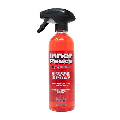 From Usa Brush Hero Inner Peace Interior Detailing Spray Citrus Scent Biodegr