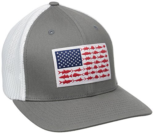 columbia american flag fish hat