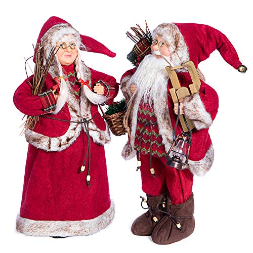christmas santa figurines