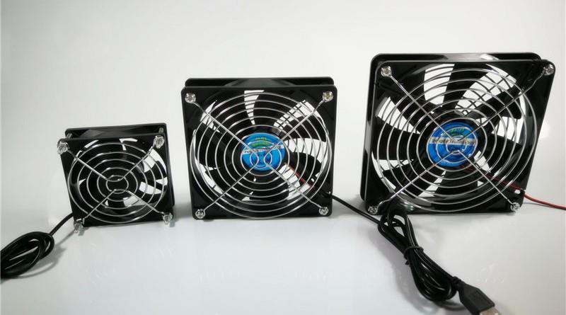 USB 1200RPM 8CM 12CM 14CM Cooling Fan For LCD TV Android Box Router