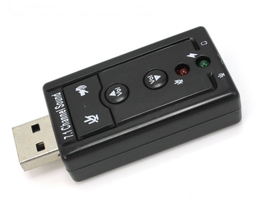 USB 2.0 7.1 Channel Audio Sound Card Adaptor