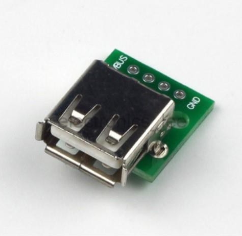 USB 2.0 Female To DIP 4 Pin 2.54 Mm Adapter Converter Breakout Board