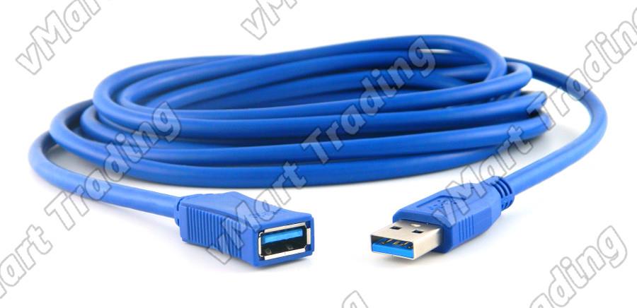 USB 3.0 A Male to A Female Cable 0.3M/0.5M/3.0M/5.0M