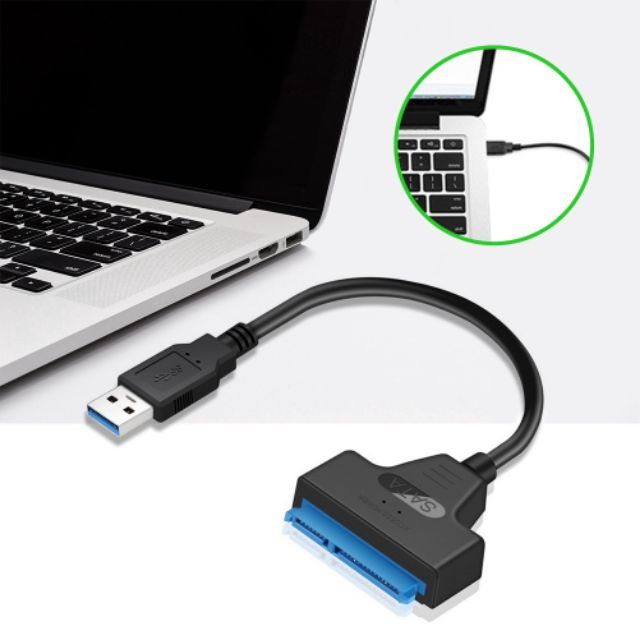 USB 3.0 SATA Cable - Sata To USB Adapter for HDD 2.5 Inches 22 Pin SSD Sata Dr