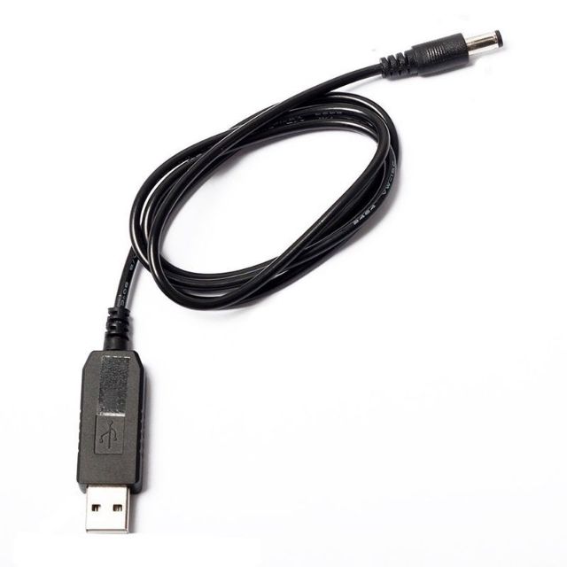 USB Cable DC 5V To DC 12V 2.1mm X 5.5mm Module Converter DC Barrel Male Connec