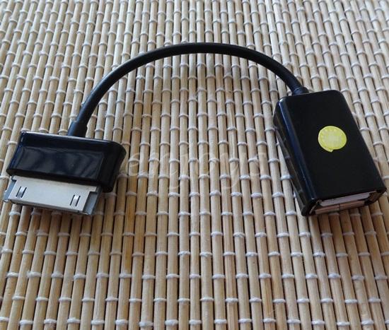 USB OTG Adapter Samsung Galaxy Note 10.1 N8000 Tab P3100 P5100 P7500