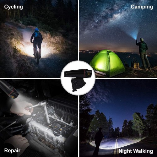 USB Rechargeable Bike Front Back Light XML T6 CREE LED Bicycle Cycling Lamp