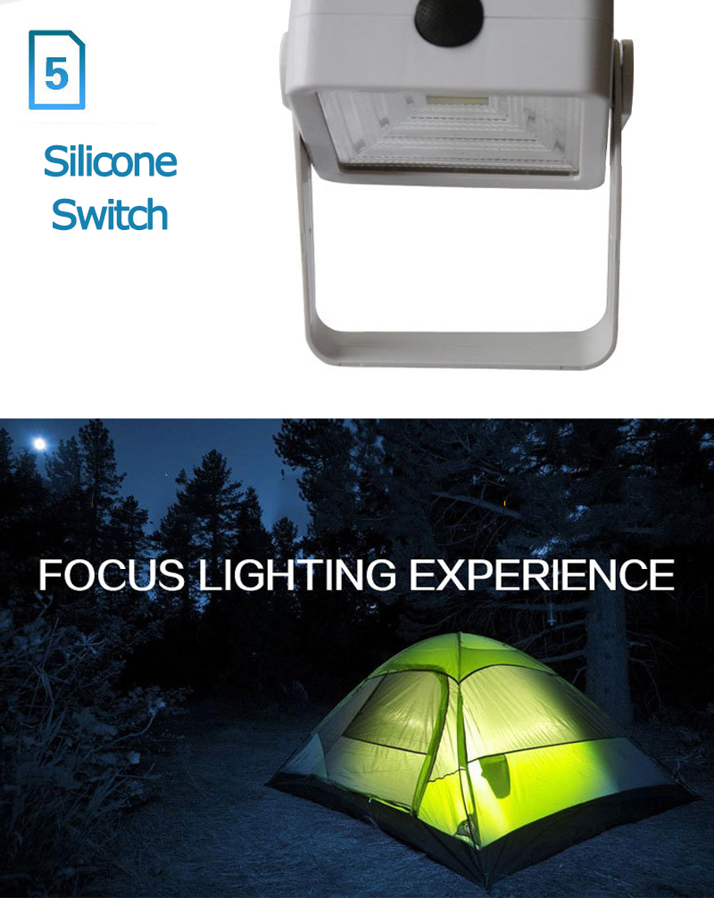 USB + Solar Rechargeable LED Lamp + Power Bank