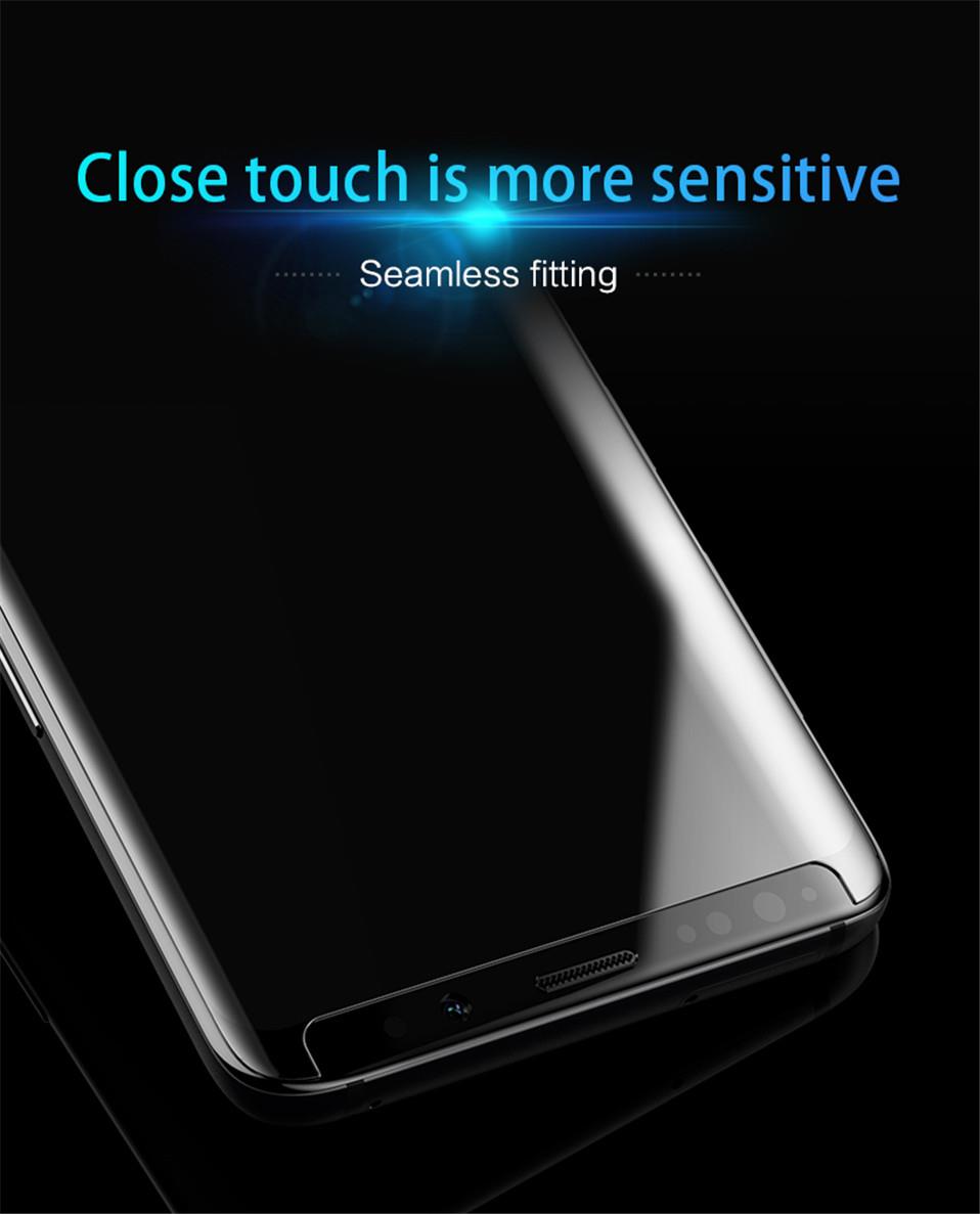 (UV Glue) FULL Nano Optic Curved Glass Samsung Galaxy S8+ Plus / G955F