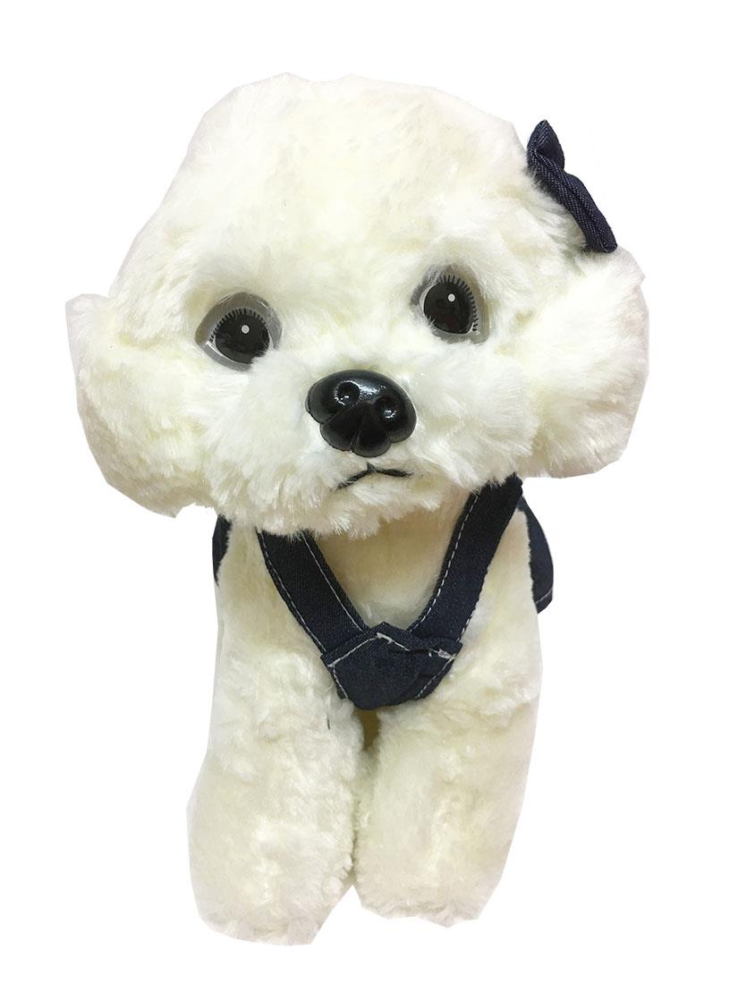Valentine's Day Gift Rose Flower in Box + Toy Dog Poodle