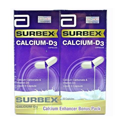 Valentine's Gift Surbex Calcium D3 + Heart Roses