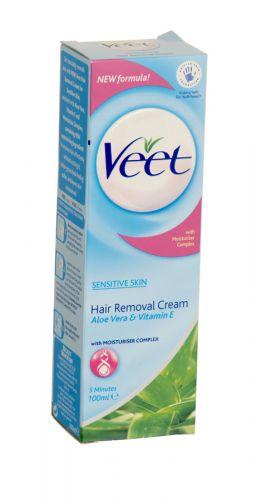 Veet Hair Removal Cream Aloe Vera  &amp; Vitamin E 100g