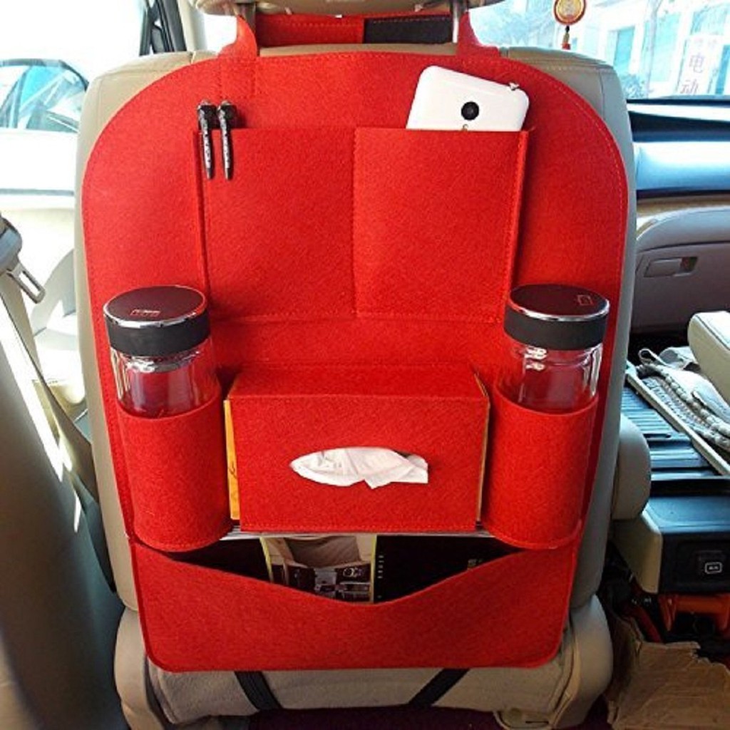 Vehicle Mounted Storage Bag Hanging Back Seat Car Trunk Organizer